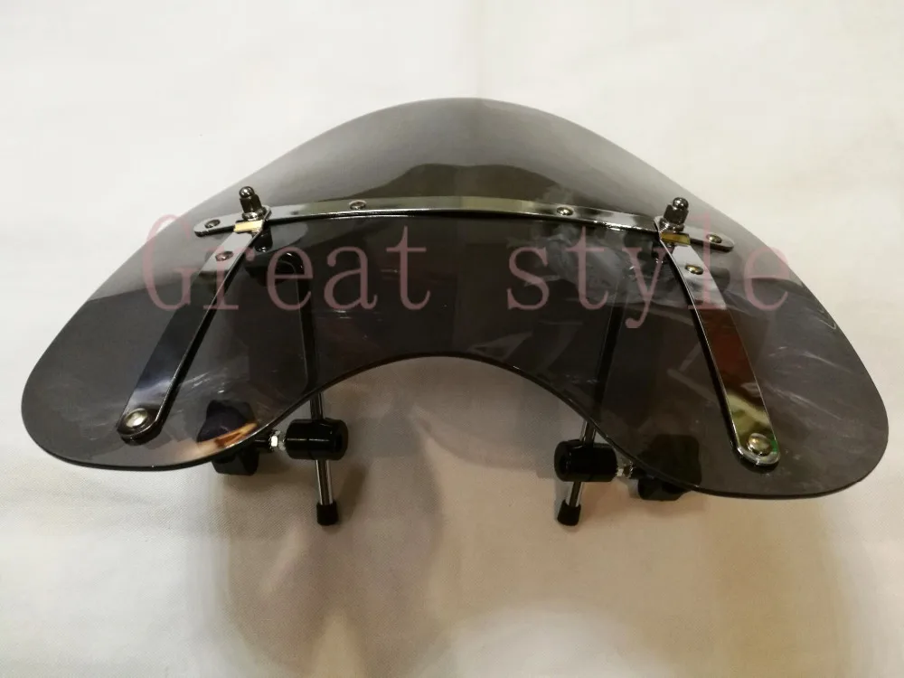 Новое ветровое стекло для мотоцикла Kawasaki Vulcan 500 800 900 88 S 650 с 7/8 и 1 дюймовым рулем 19x17