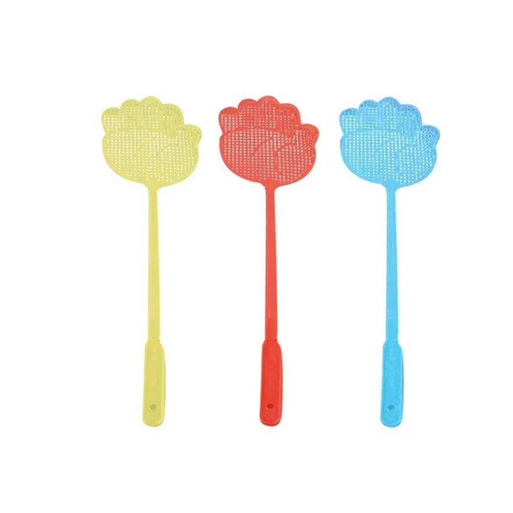 

New sale 3PCS Plastic Swat Pest Control Large Hand Insect Fly Wasp Bug Killer Fly Swatter Hand - shaped Plastic Fly Swatter