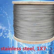 0,3 мм, 0,4 мм, 0,5 мм, 0,6 мм, 100 м, 1X7304 трос из нержавеющей стали мягкий рыболовный трос веревка для бельевой веревки