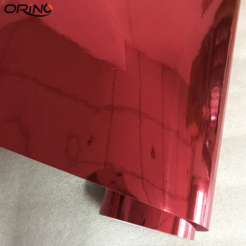 Red Chrome Vinyl Film Wrap-2