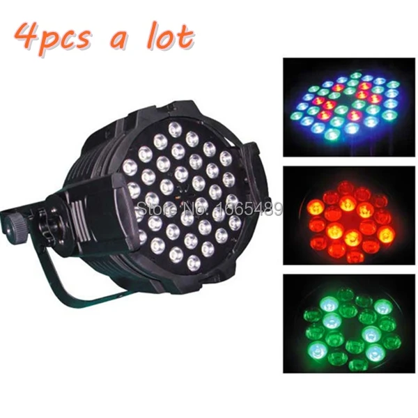 Free Shipping rgb led par 36 3w leds/ par 36 lamp dmx par can rgb/ 36