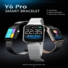Y6pro открытый цветной экран Шагомер Смарт фитнес-часы спортивные кровяное давление мониторинг сердечного ритма Счетчик шагов шагомер