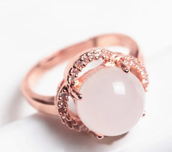 Xinjiang genuine natural white gold plated rose ring inlaid with silver inlay yu suet jade | Украшения и аксессуары