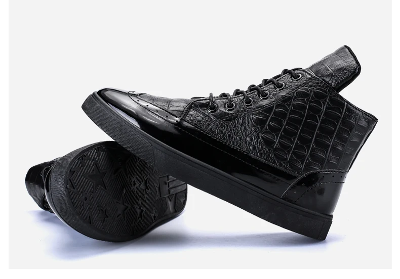 Brand Men's Boots Street Style Punk Canvas Male Shoes Retro Trending Black Casual Bot Leather Ankle Boot Boots Men (18)