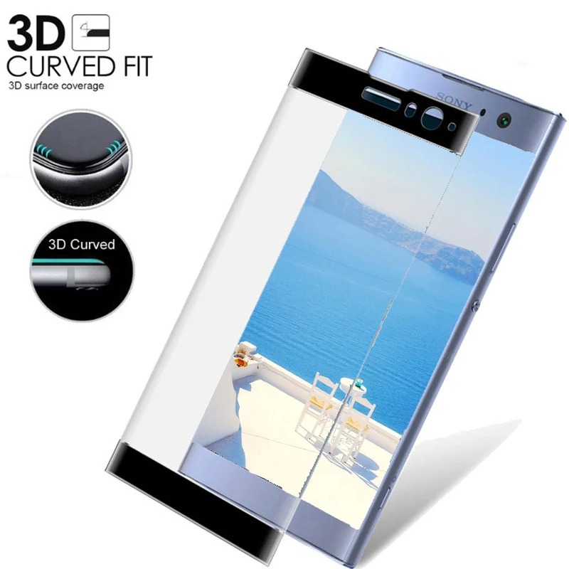 3D полное покрытие закаленное стекло для sony Xperia xa2 для sony Xperia XA1 Plus Ultra XZ X 2 Premium XA 2 ультра стеклянная защитная пленка