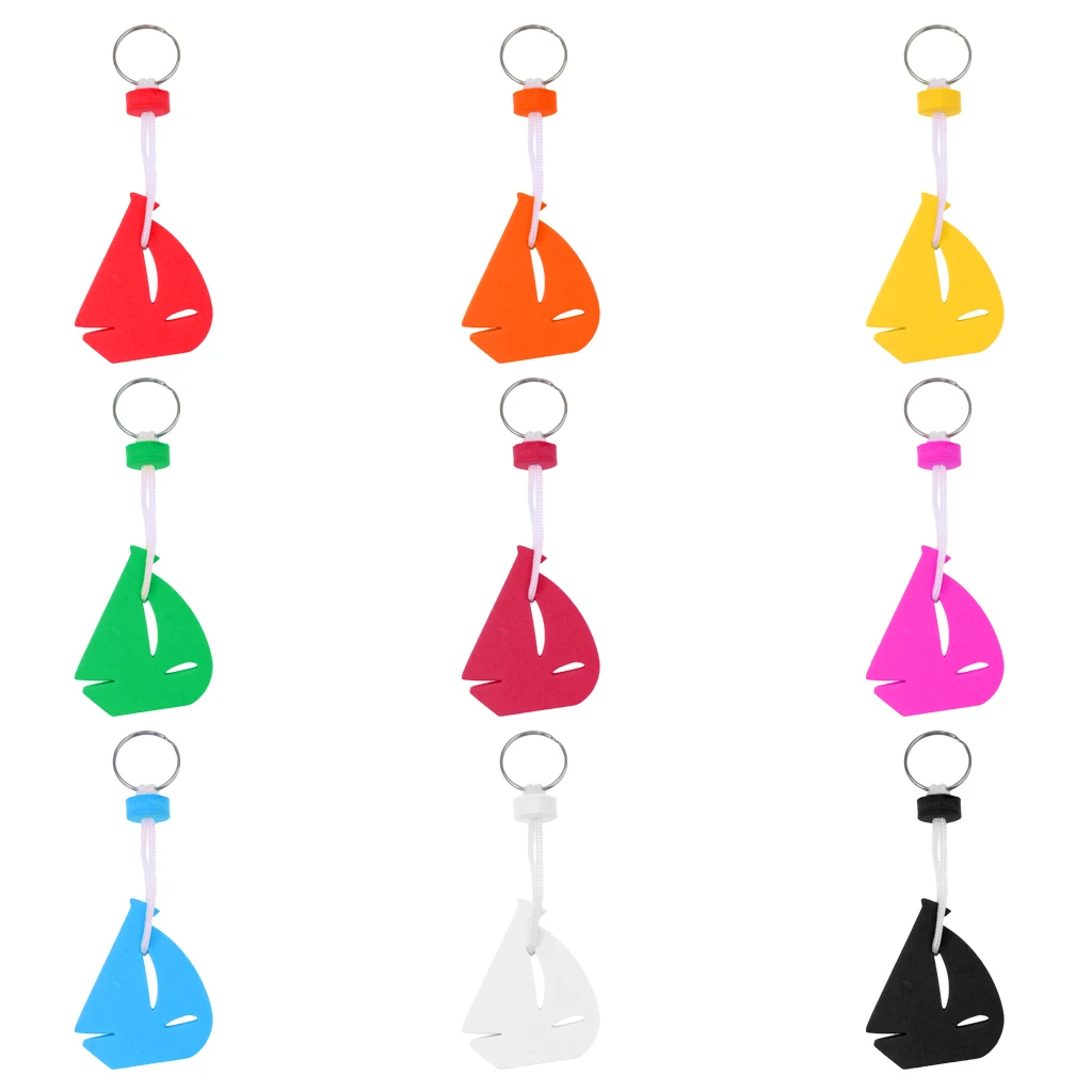 

Key Ring Floating Boat Key Chain Key Ring -Marine/Water Sports/Creative Foam Keychain Sailing Boat Marine Sailing Boat Float