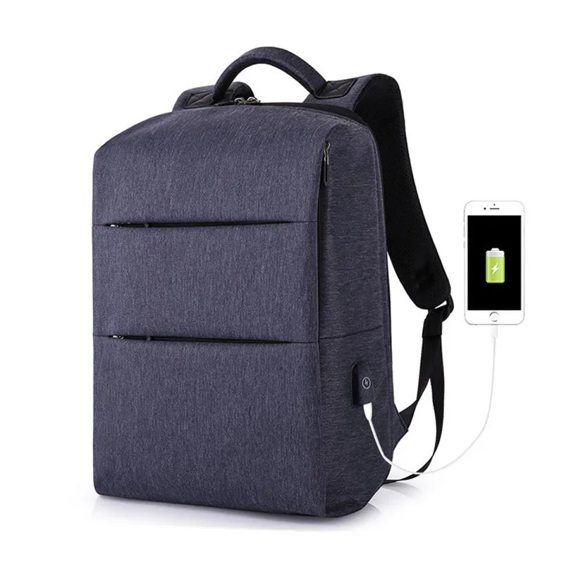 

USB men backpack laptop anti theft travel shoulder bag High-capacity computer backpack schoolbag waterproof USB boy Backpack
