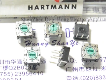 

5PCS/LOT HARTMANN Germany 0-7/8 bit code switch, 8421C rotary dial code switch, 3:3 positive code, P36 126