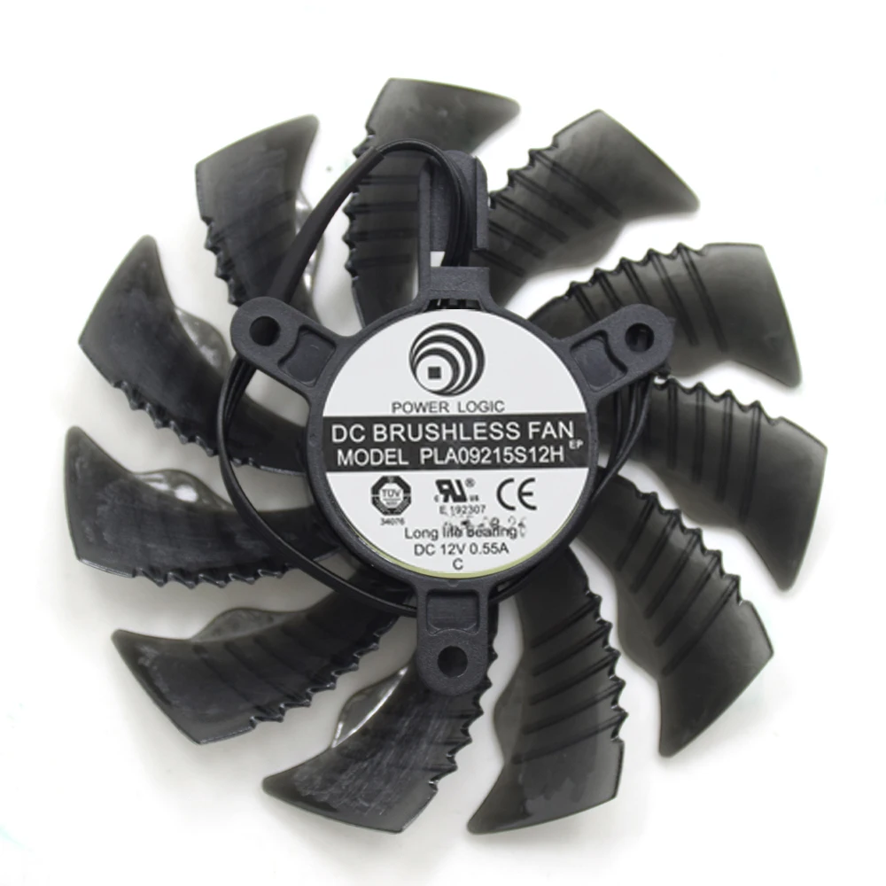 T129215SU fan For ASUS MSI Gigabyte GTX 1060 Mini 1050 960 460 570 580 R9 290X