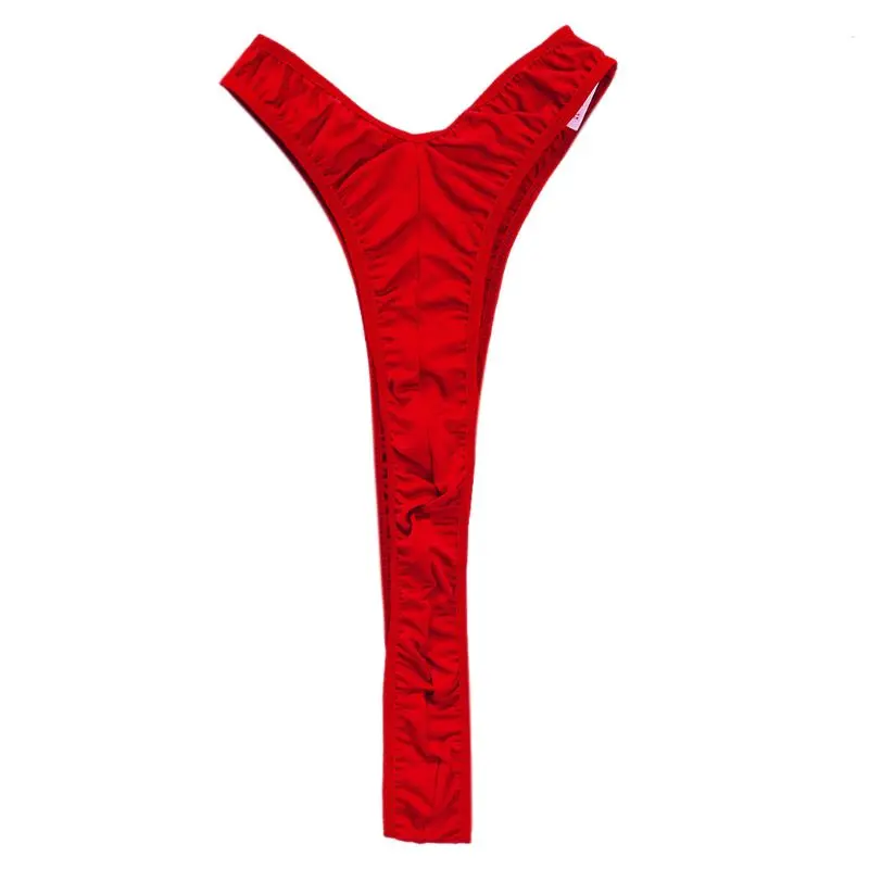 

Mens Halter Wrestling Mankini Thong Teddy Suspender Bodysuit Costume Solid Color