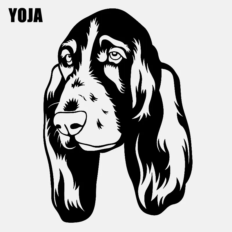 YOJA 42 см * 60 Basset Собака Декор для дома спальни ПВХ наклейки на стену W3-035 | Дом и сад