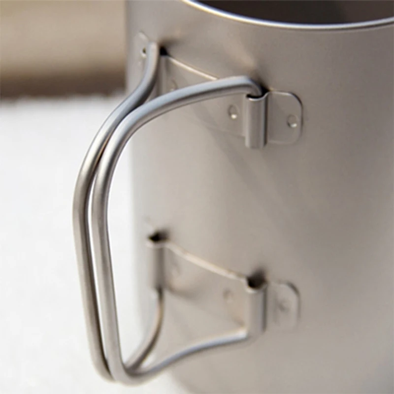 Keith 220 ml titanio taza de doble pared de aislamiento térmico de vacío taza de agua al aire libre camping traving ultraligero 83g KS813