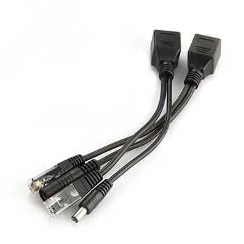5Pairs/lot 30m Network Power over Ethernet PoE Adapter Injector + Splitter Kit Black 5Pairs/lot 30m Network Power over Ethernet PoE Adapter Injector + Splitter Kit Black