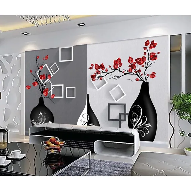 Custom Photo Diy Wallpaper Type For Walls Modern Art Custom Photo Diy Wallpaper Type For Walls Modern Art Non Woven Wall Murals Paper Living Room Home Decor 156