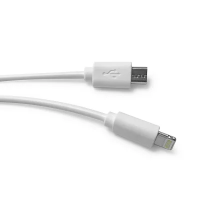 Earringory عالية الجودة الأبيض الأزياء نوع شحن usb كابل بيانات للهواتف مع واحد واسعة رئيس واحد صغير