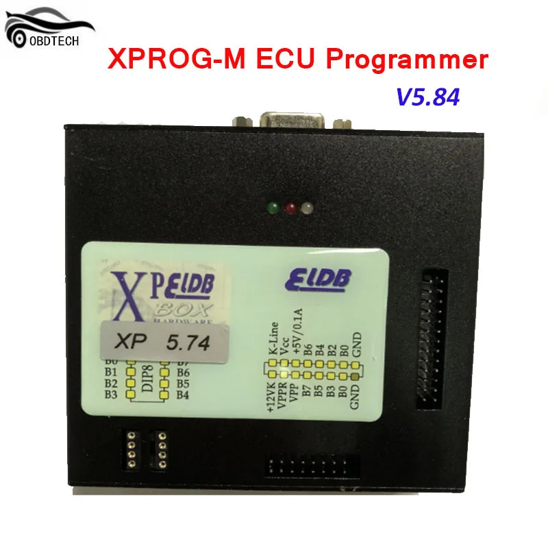 Последняя версия XPROG V5.84+ USB ключ с полным адаптером XPROG-M 5,84 лучше, чем XPROG V5.72/V5.60/V5.55 X prog металлический ящик