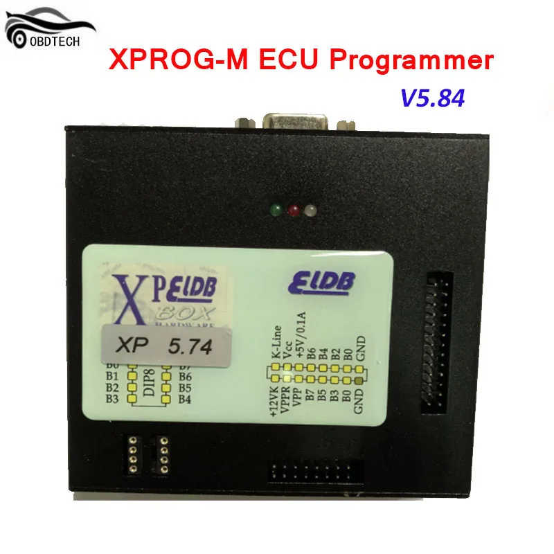 Последняя версия XPROG V5.84 + USB ключ с полным адаптером M на 5 84 лучше чем V5.72/V5.60/V5.55 X prog