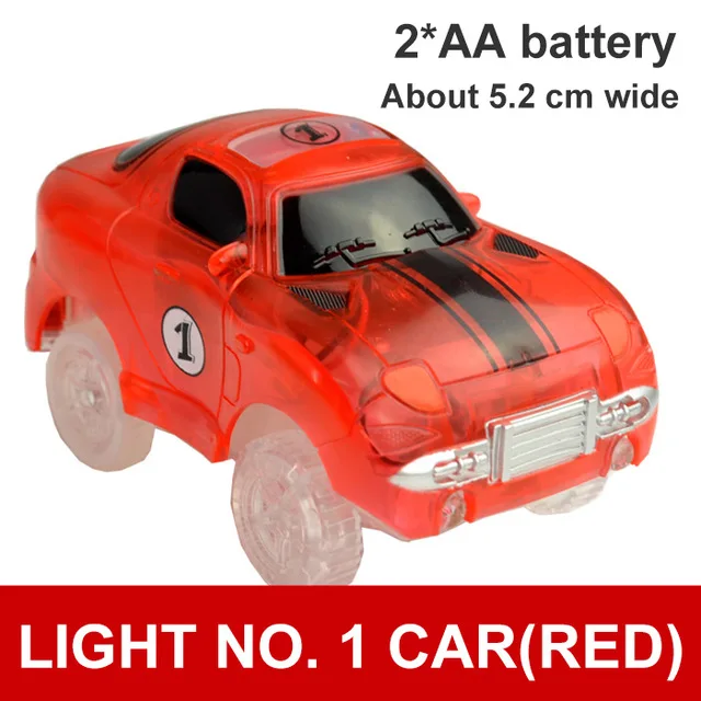 5.2 LED light up Cars for Tracks Electronics Car Toys With Flashing