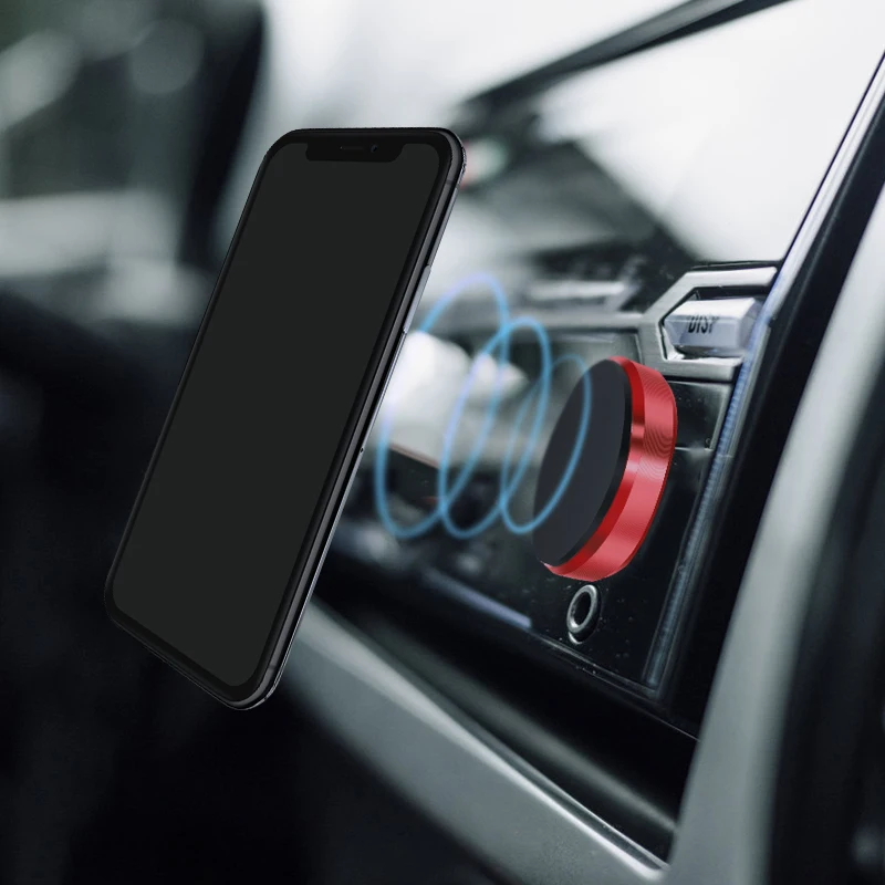 Универсальный магнитный автомобильный держатель для iphone samsung LG в автомобиле