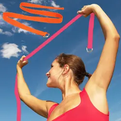Для женщин эластичный ремень для йоги D-Ring Belt тянущийся ремешок Фитнес силовых упражнений тренировка эспандер веревка упражнения