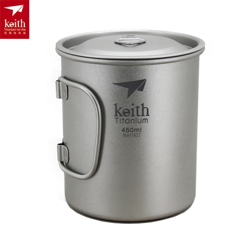 Keith титановая кружка портативная чашка для кемпинга Столовые приборы для пикника уличная посуда