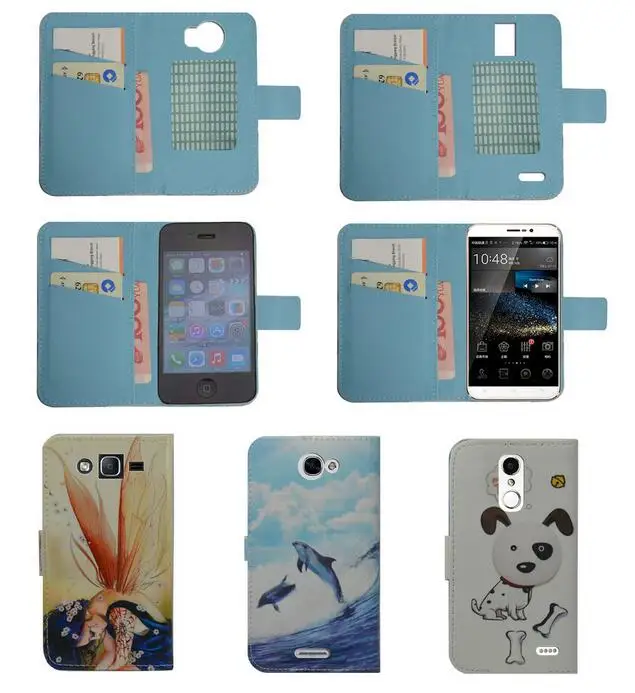 For Sharp Android One S3 case Wallet Card slot deluxe PU leather cartoon cute Cover + mini stylus | Мобильные телефоны и