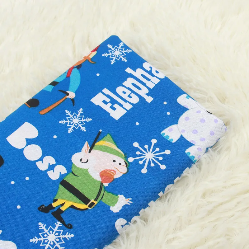 

half meter cartoon animal boy girl print 100% cotton plain fabric handmade DIY patchwork garment dress children cloth A567