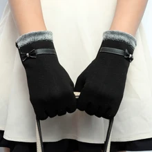 New brand 2015 Fashion Womens Touch Screen Wrist Gloves Mittens For women Warm Winter Gloves