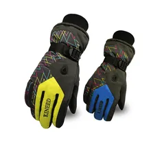 Перчатки для сноуборда Водонепроницаемые зимние лыжные варежки ветрозащитные мужские и женские горные лыжные мотоциклетные велосипедные перчатки Guantes de Nieve Luva Inverno