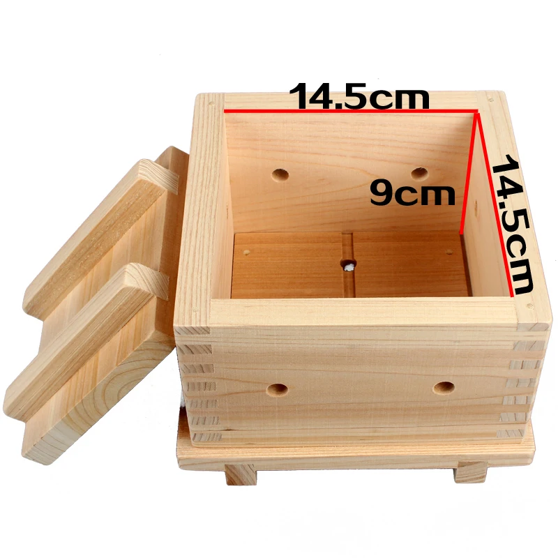 Buy Homemade tofu mold box with pressure, DIY, Wooden