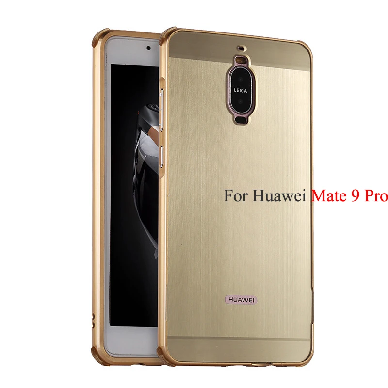 Для Huawei Mate 9 Pro Чехол Титан сплав бампер и акриловая задняя крышка