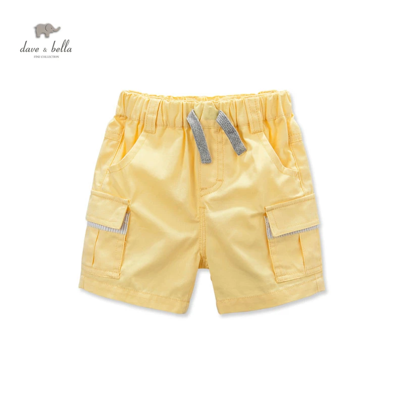 Buy DB3571 dave bella summer baby boys yellow shorts