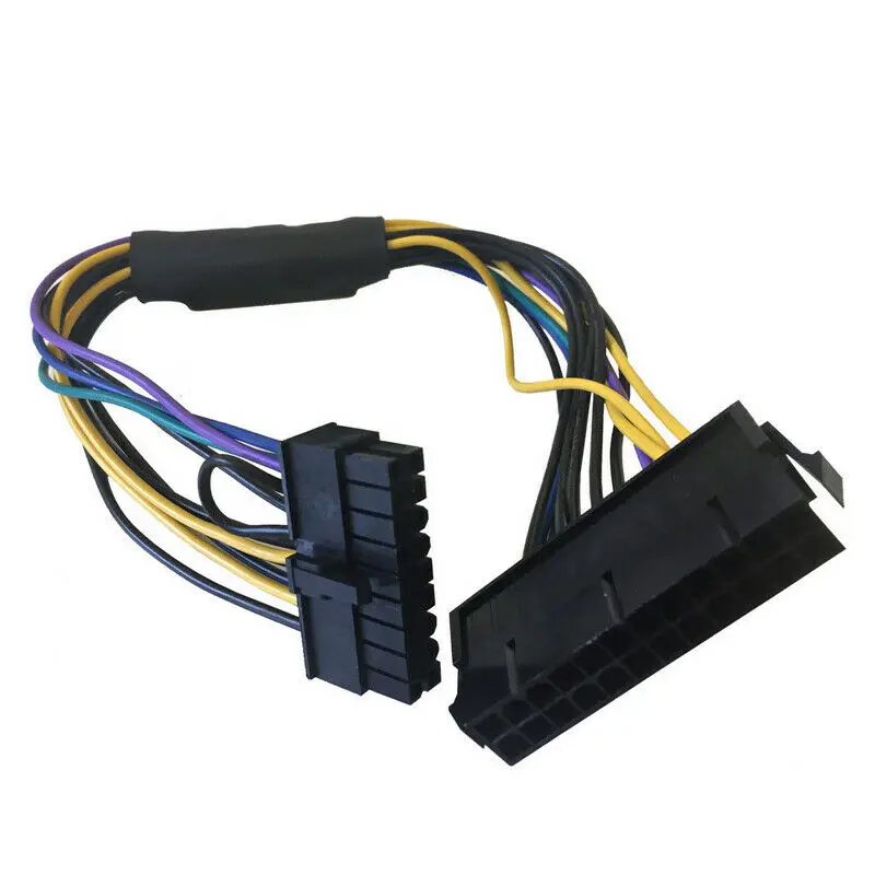 

24Pin to Motherboard 18Pin Power Supply ATX Cable 30cm 18AWG for HP z620 Z420
