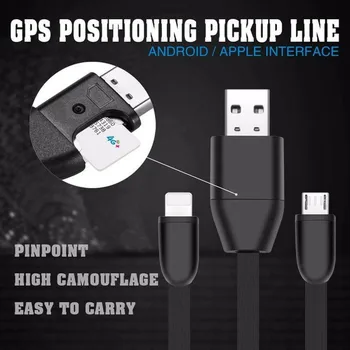

GIM GPS Tracker Remote Tracking USB Cable Miniature Anti-lost Tracker Vehicle Car Locator USB Data Cable For Android