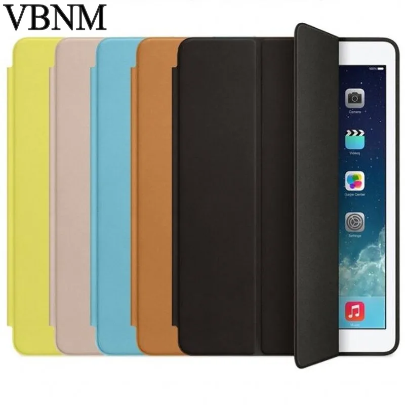 Для iPad Air 2 1 Case 2018 9 7 Funda силиконовый мягкий чехол 2017 PU кожаный смарт-чехол для 6th