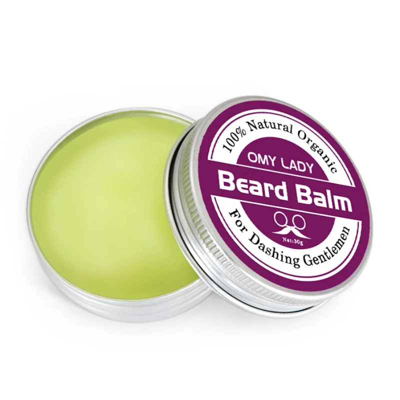 Дешевый Горячие 30 г Подарочный натуральный масло для бороды кондиционер Бальзам для бороды для Рост бороды органический воск для усов для укладка б...