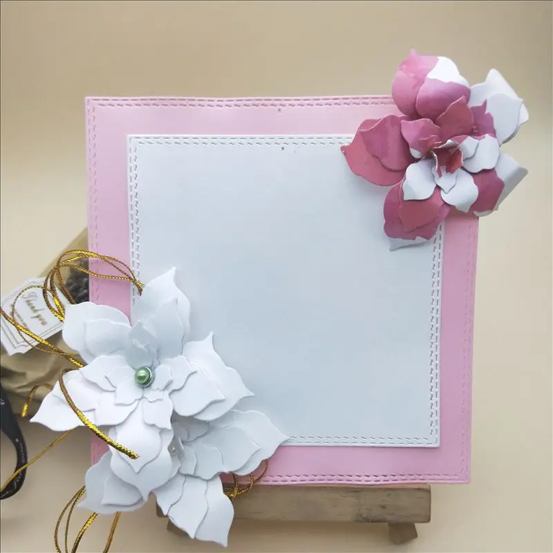 

petals flowers new dies for 2019 Stitch metal dies cutting for scrapbooking card making new arrival Knife Die Template Craft