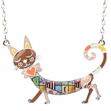 Maxi Enamel Kitten Cat Choker Necklace