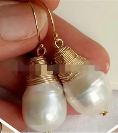 

Hot sale Free Shipping>>>>LAVENDER BAROQUE KESHI REBORN PEARL DANGLE EARRING