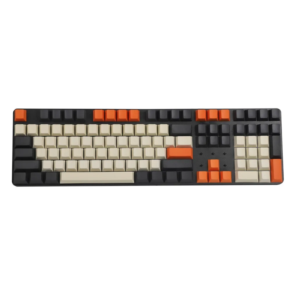 YMDK Carbon 108 Keyset толстый pbt Вишневый профиль колпачки для стандартных ANSI 104 87 61 механическая клавиатура MX filco Vortex