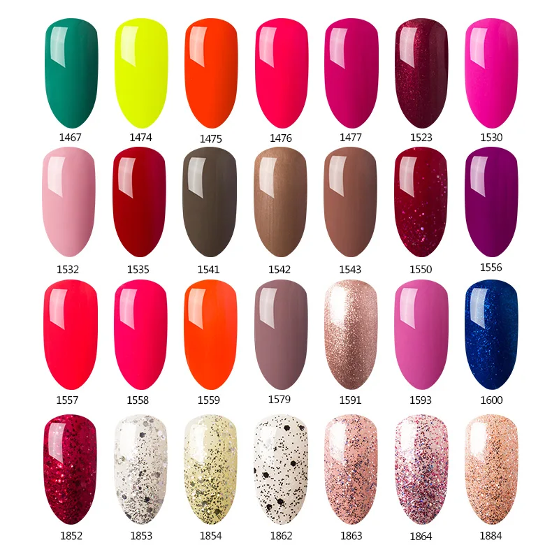 Sexymix Gel 2Pcs Lot UV Nail Polish Pink Color Series Nail Gel lacquer Soak Off Semi 3