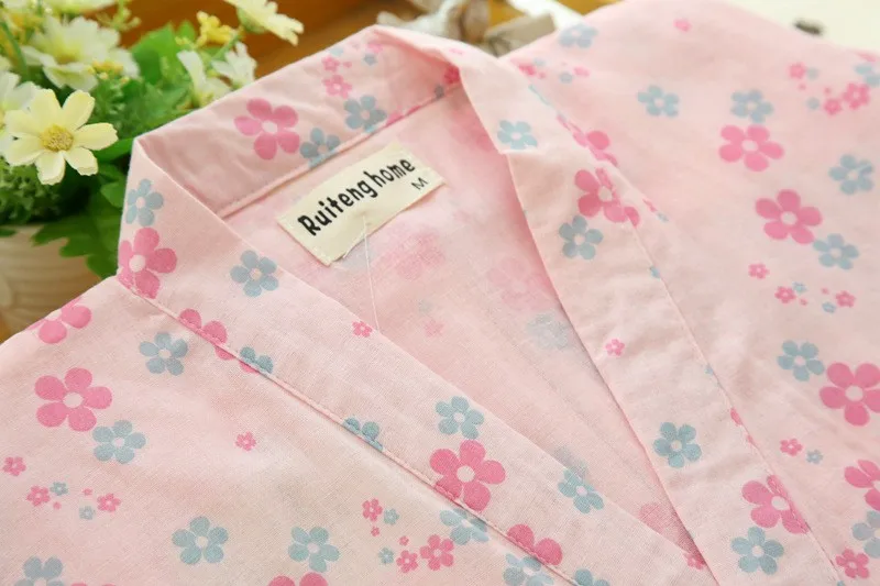 Высокое качество Демисезонный цветочный Для женщин пижамы хлопка Для женщин s пижамы комплект пижамы Mujer спортивный костюм e0274
