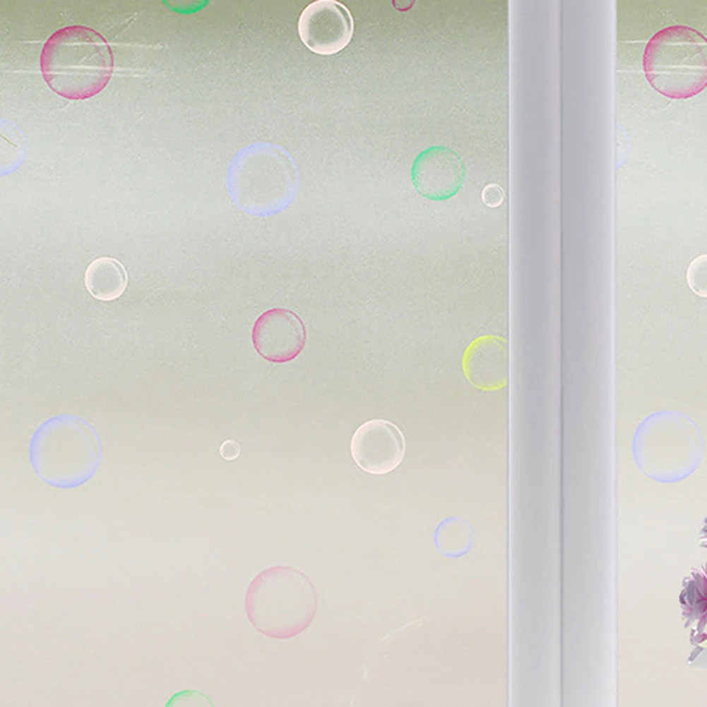 60*200 см ванная комната окно самоклеящаяся наклейка стекло с принтом самоклейка на окна клейкие пленки украшения - Цвет: B5