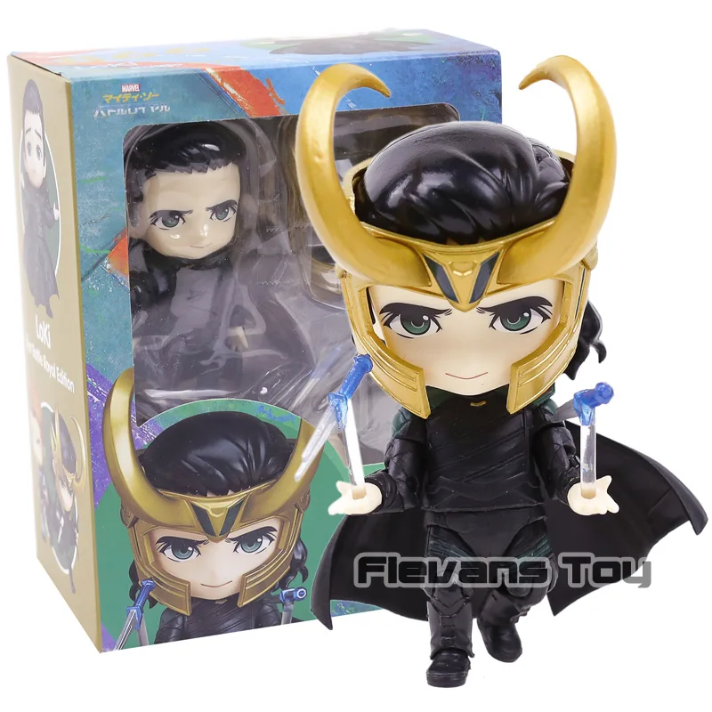 Pаспродажа Nendoroid #866 локи, Тор Ragnarok Edition версии ПВХ фигурку куклы Коллекционная модель игрушки