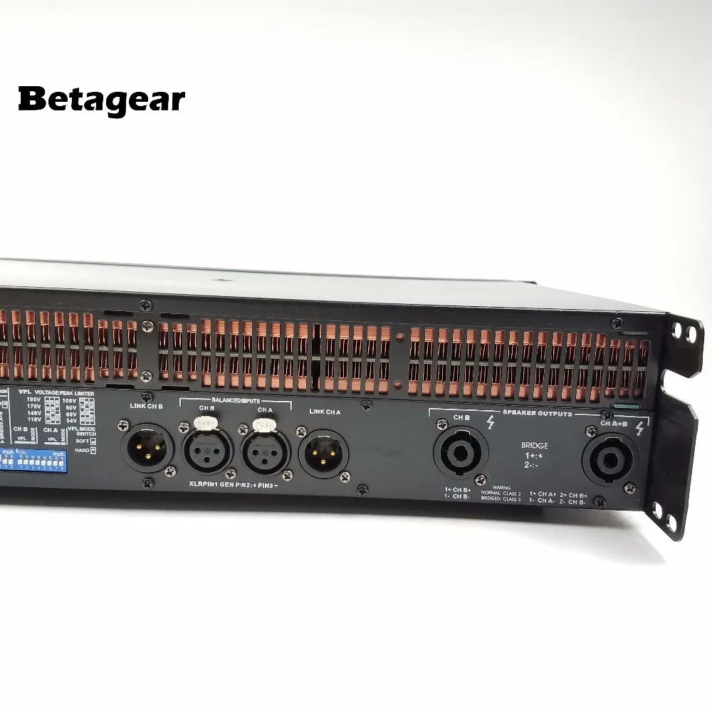 Профессиональный лабораторный усилитель мощности Betagear BT14000 сценический 2x2350 Вт