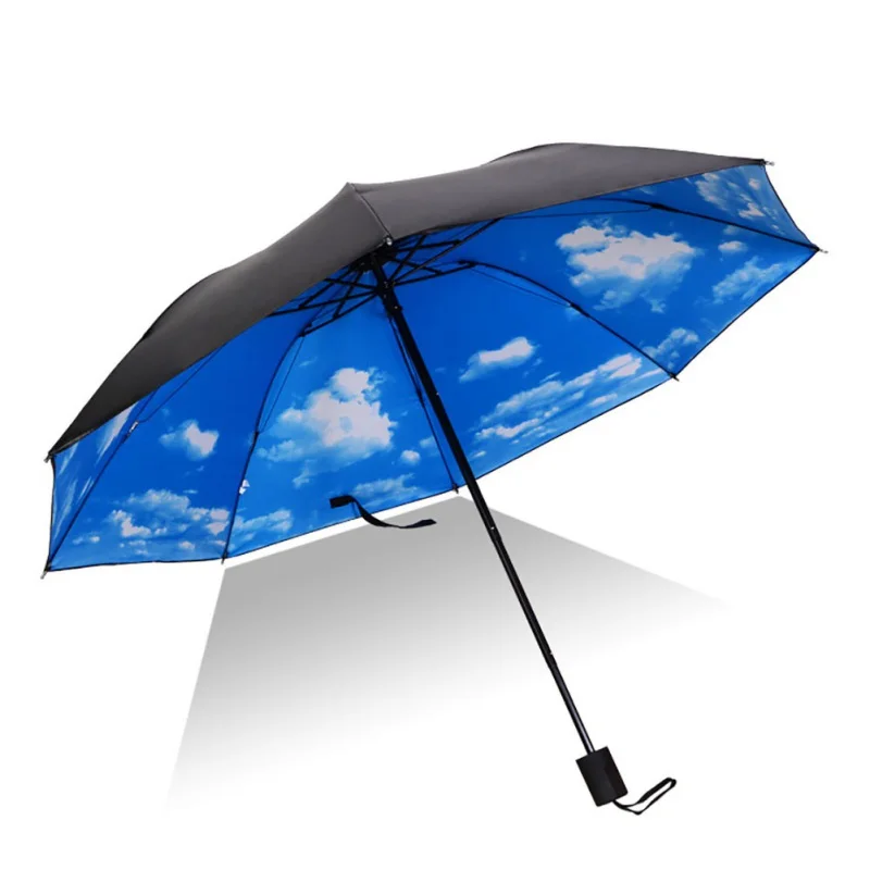 Солнечный и дождливый Umberlla перевернутый обратный зонт от солнца и дождя для автомобиля Большой ветрозащитный дорожный УФ-зонт для женщин и мужчин