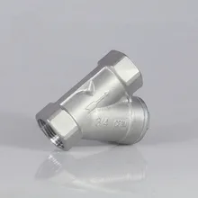 Женский встроенный Y сетчатый фильтр нитей фильтр 304 Нержавеющая сталь BSP 1/" 3/4" " 1-1/4" 1-1/" 2"