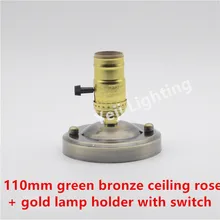 Настольная лампа Эдисон Винтаж Ретро Алюминий ламповый патрон E27 Светодиодная трубка освещение аксессуары оптом "сделай сам"