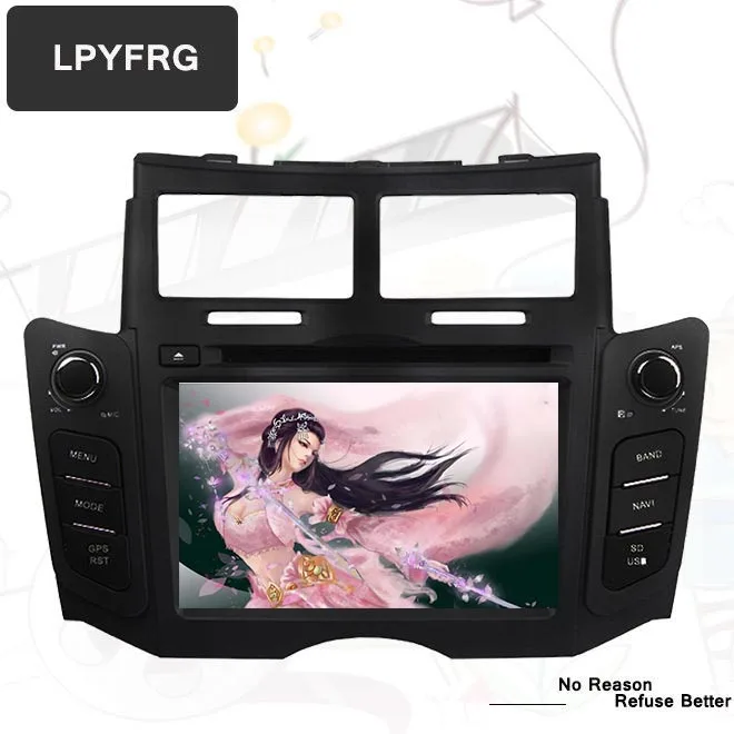 6 2 дюйма чистый android 10 4G + 64G GPS навигация для Toyota Yaris 2005-2011 магнитофон с WIFI BT 3G Bluetooth