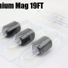 Премиум качества EO газа стерилизованные Спецодежда Медицинская резиновая одноразовые татуировки сцепление татуировки трубки 19ft Mag 9/8 '-28 мм 15 шт./кор